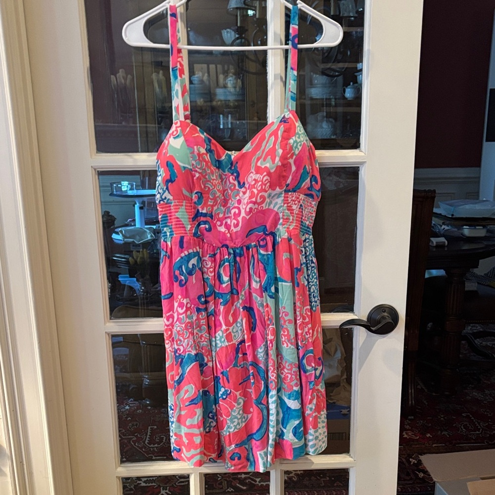 Lilly Pulitzer Pink and Blue Sundress
